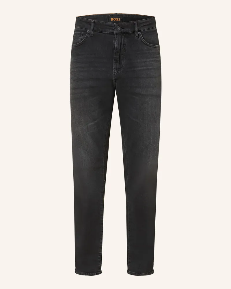 HUGO BOSS Jeans ONYX Slim Tapered Fit Schwarz