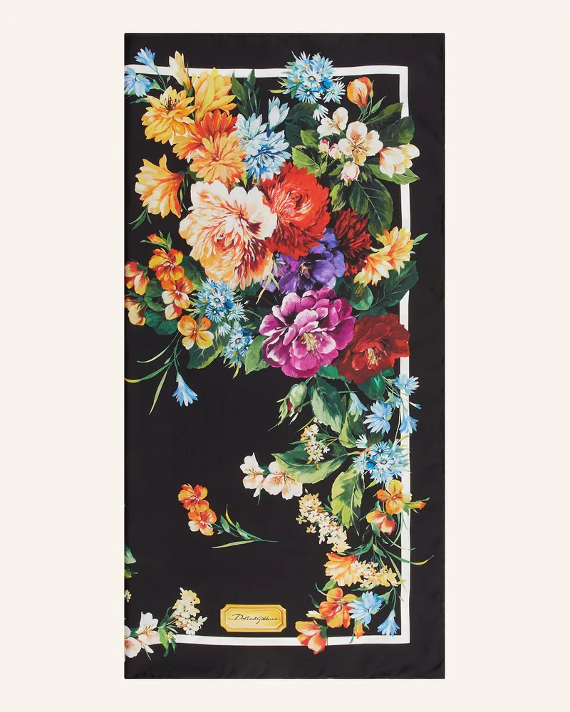Dolce & Gabbana Seidentuch Schwarz