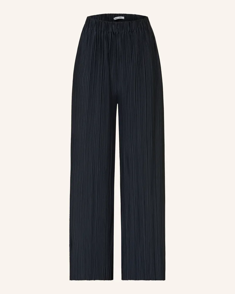 Samsøe & Samsøe Plisseehose Uma blau Dunkelblau