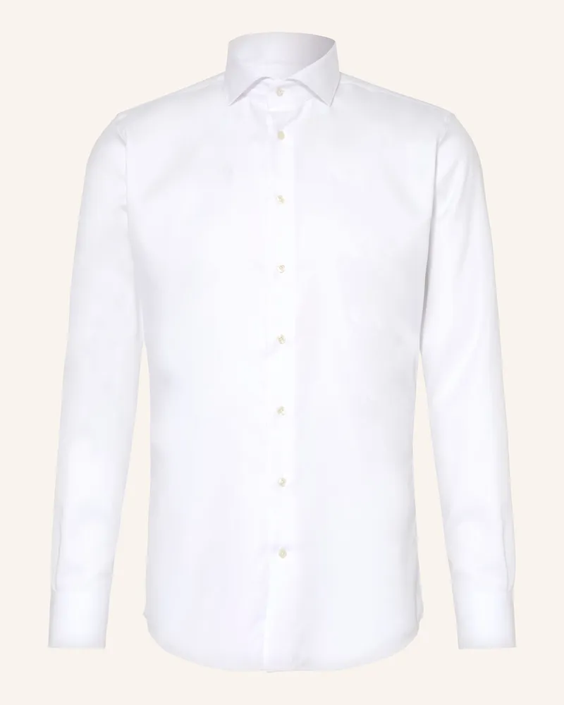 Profuomo Hemd Slim Fit weiss Weiss