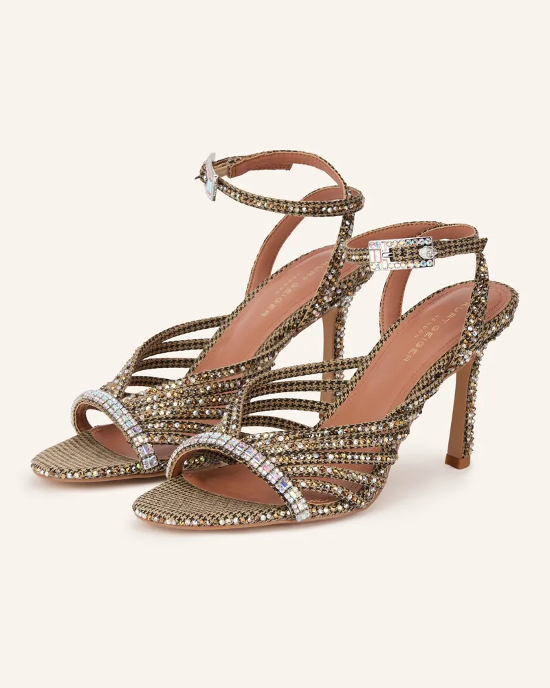 Kurt Geiger Sandaletten Mit Schmucksteinen beige Beige