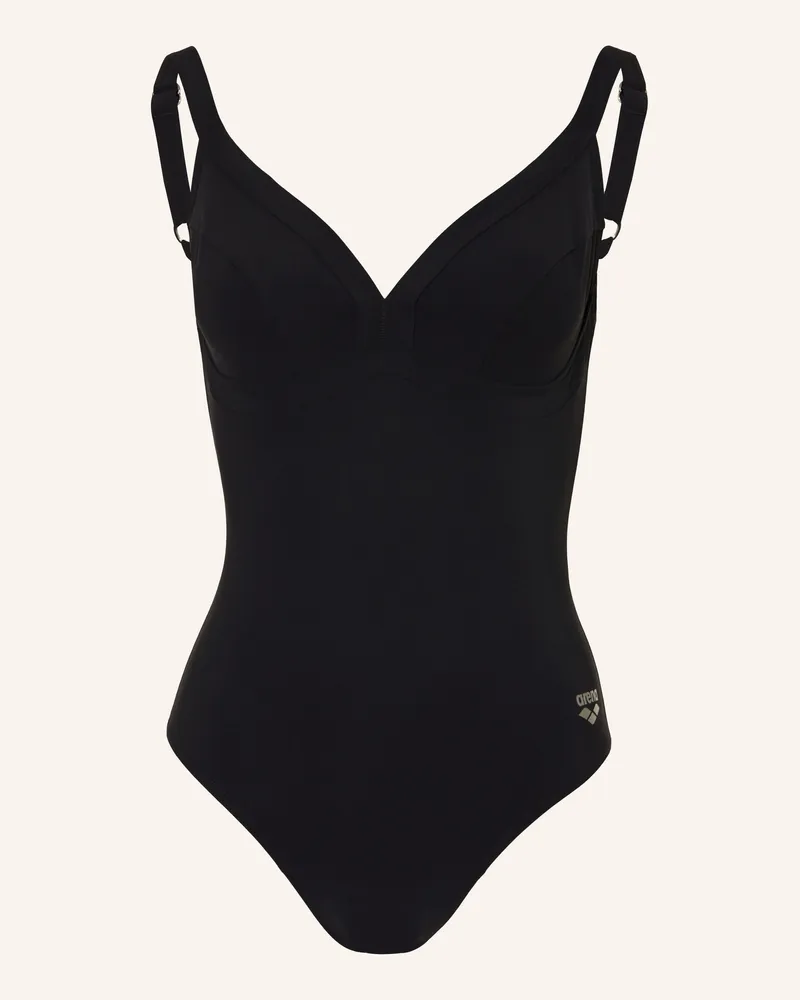 Arena Shape-Badeanzug Daniela Mit Uv-Schutz schwarz Schwarz