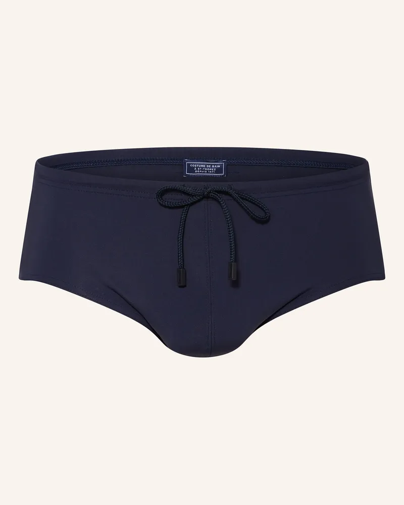 Vilebrequin Badeslip Nuage blau Dunkelblau