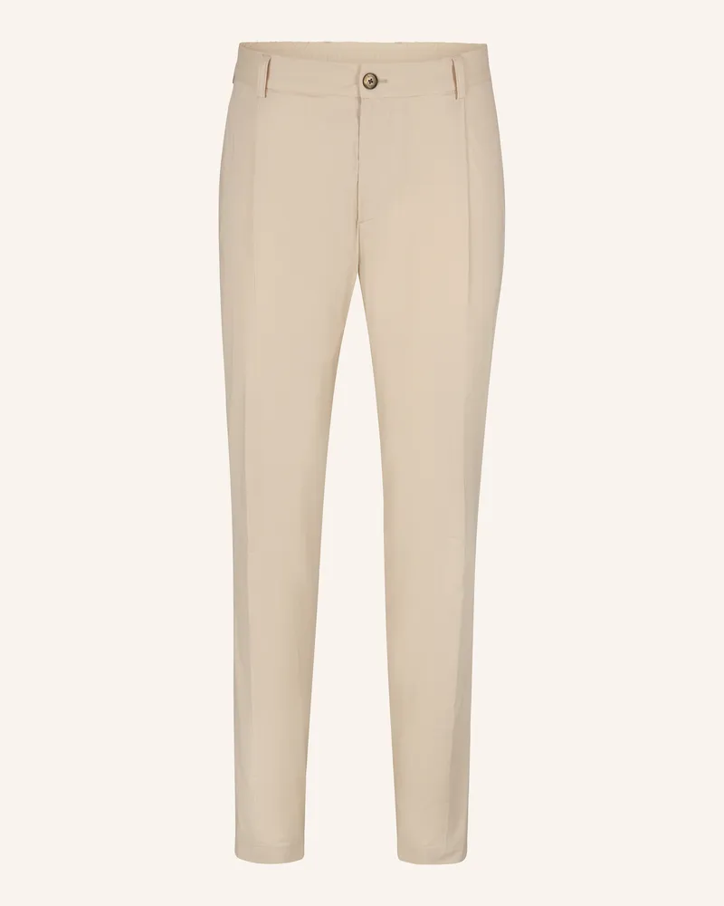 windsor. Bundfaltenhose Shaped Fit Beige