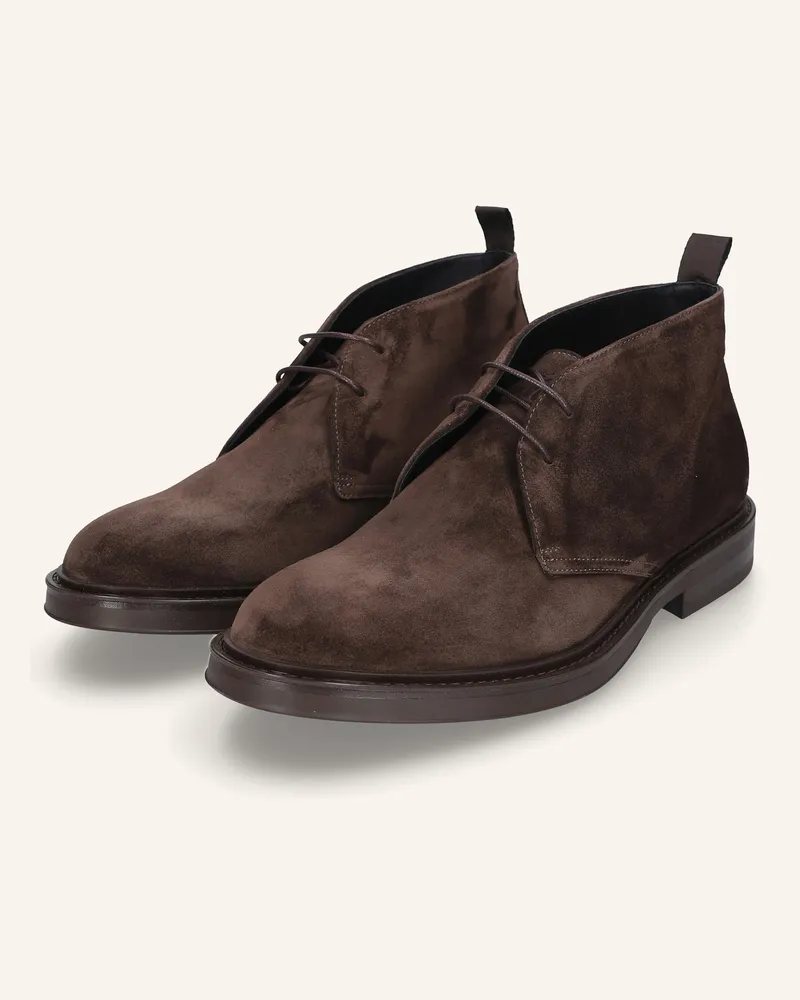 Heinrich Dinkelacker Schnürboots Florenz Geroge Boot V braun Dunkelbraun
