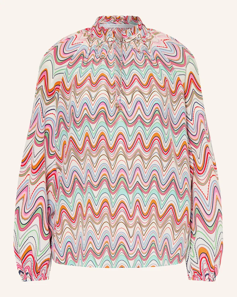 Herzen's Angelegenheit Blusenshirt aus Seide mit Rüschen Rot