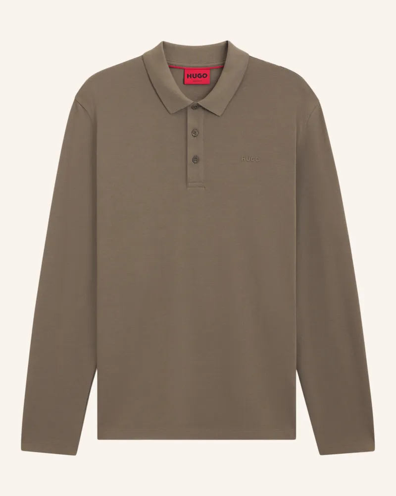 HUGO BOSS Poloshirt DONOSLONG Regular Fit Grau