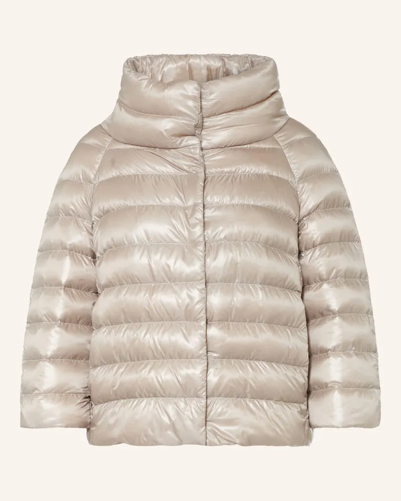 Herno Daunenjacke Sofia Mit 3/4-Arm grau Ecru