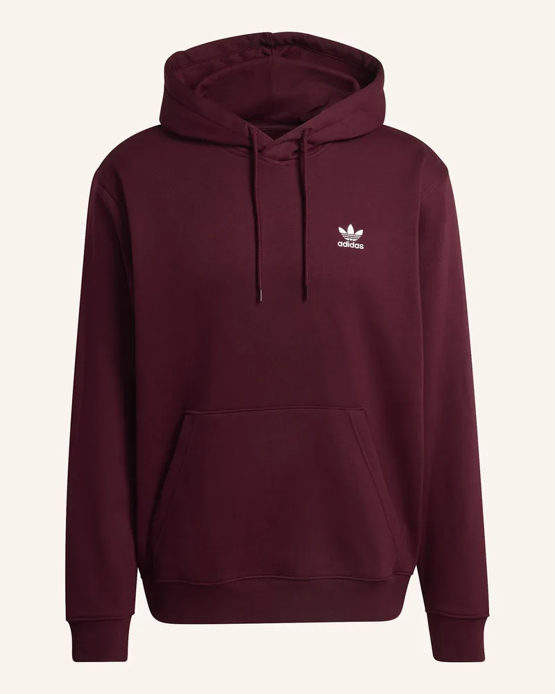 adidas ESSENTIAL LOOSE FLEECE HOODIE Rot