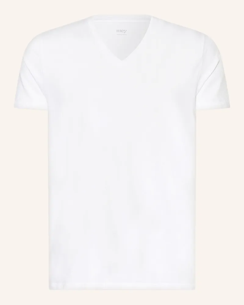 Mey Schlafshirt Serie Dry Cotton weiss Weiss