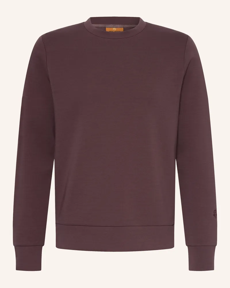 Mos Mosh Sweatshirt Mmgabel rot Dunkellila