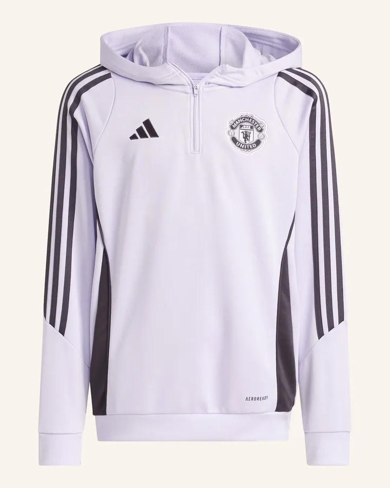 adidas Manchester United Tiro 25 Competition Kids Trainingshoodie lila Lila
