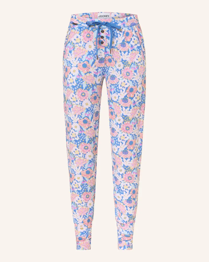 Jockey Schlafhose SUPERSOFT LOUNGE Blau