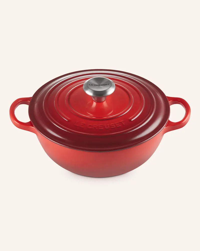 Le Creuset Kochtopf La Marmite Signature rot Cerise