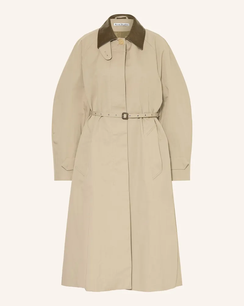 Acne Studios Trenchcoat gruen Grau