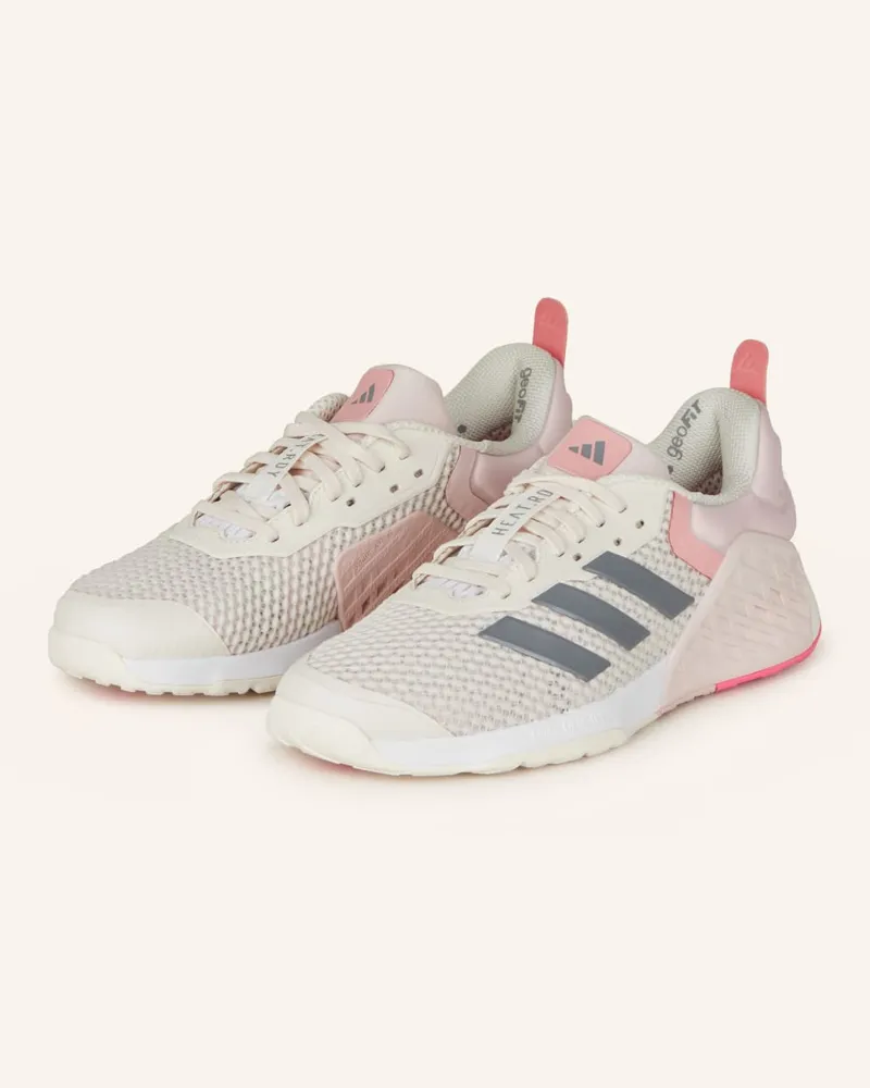 adidas Fitness-Schuhe DROPSET 3 - CREME/ ROSÉ Weiss