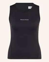 District Vision Cropped-Top Schwarz