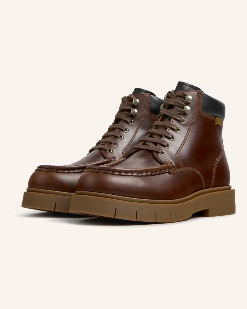 Camper Schnürstiefel Alaro braun Braun