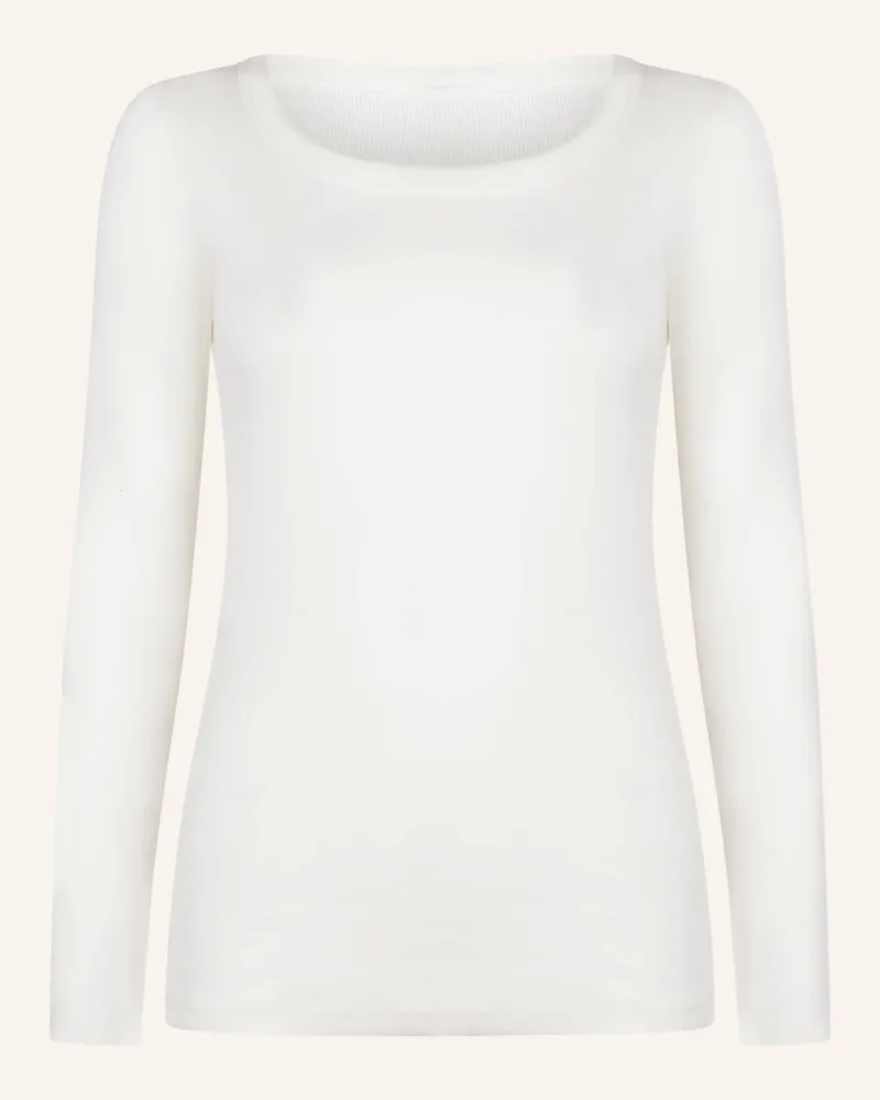 Hunkemöller Schlafshirt Crew Rib Cotton weiss Weiss