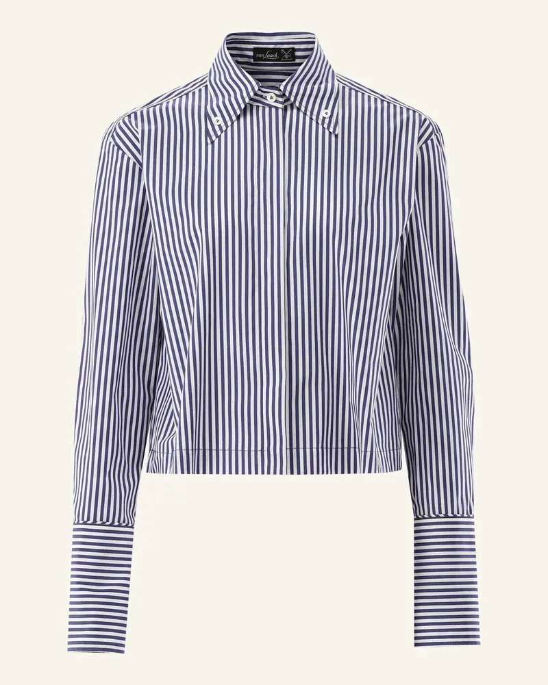van Laack Bluse Modern Fit Dunkelblau