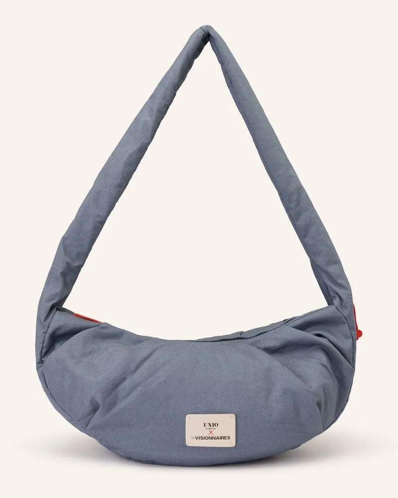 UNIO Umhängetasche Vancouver blau Blaugrau