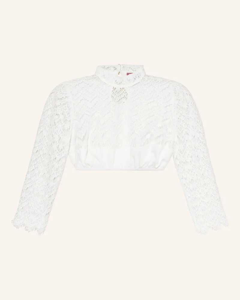 Krüger Dirndlbluse DAFINA mit 3/4-Arm Ecru