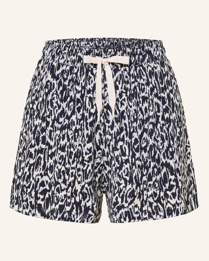 HUGO BOSS Schlafshorts blau Dunkelblau