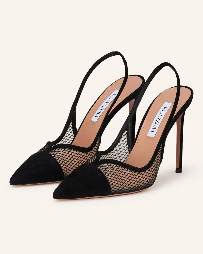 Aquazzura Slingpumps GIA Schwarz