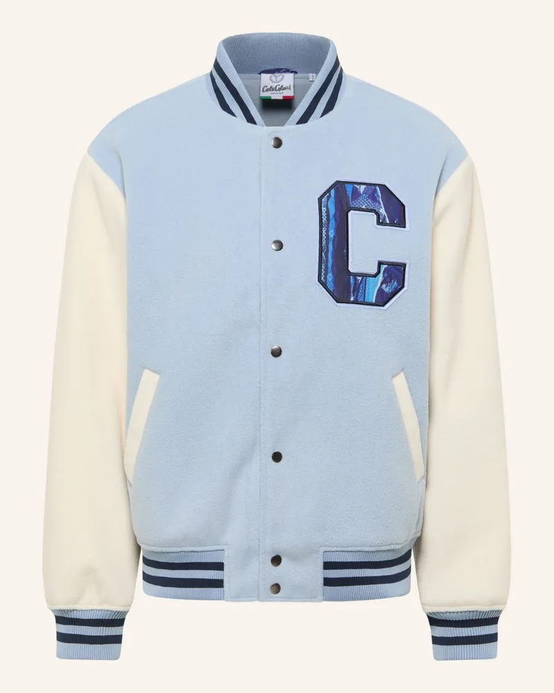 Carlo Colucci College Blouson - Clean Capsule Faye blau Hellblau