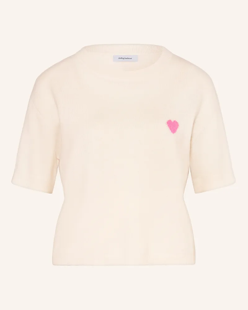 Darling Harbour Strickshirt Aus Cashmere weiss Creme