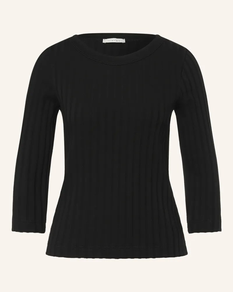 lilienfels Shirt Mit 3/4-Arm schwarz Schwarz