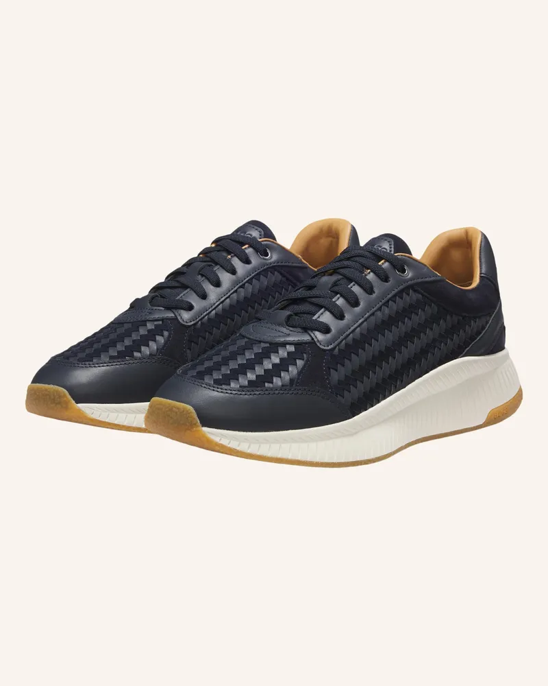 HUGO BOSS Sneaker Ttnm Evo_Runn_Ltsdwv blau Dunkelblau