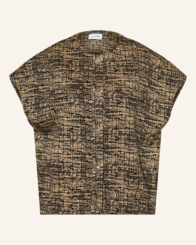 Joseph Ribkoff Sweatweste schwarz Beige