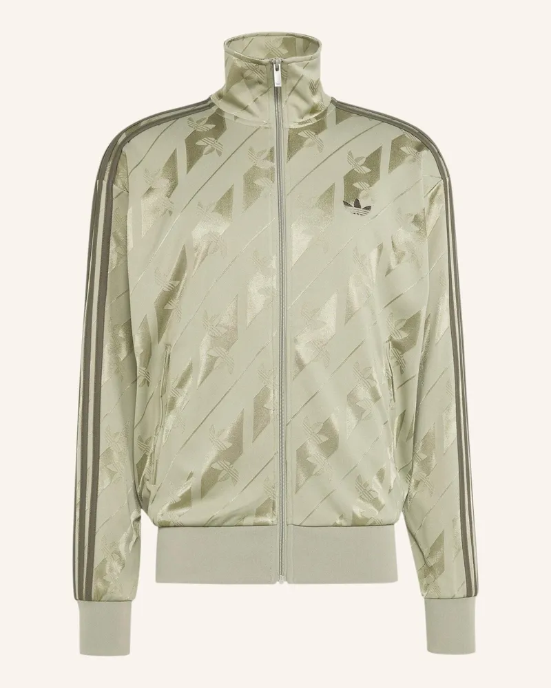 adidas Monogram Firebird Track Top gruen Silber