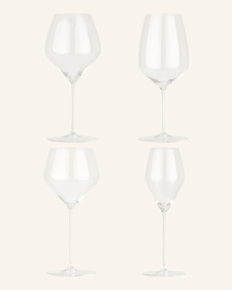 Riedel 4er-Set Weingläser Veloce transparent Weiss