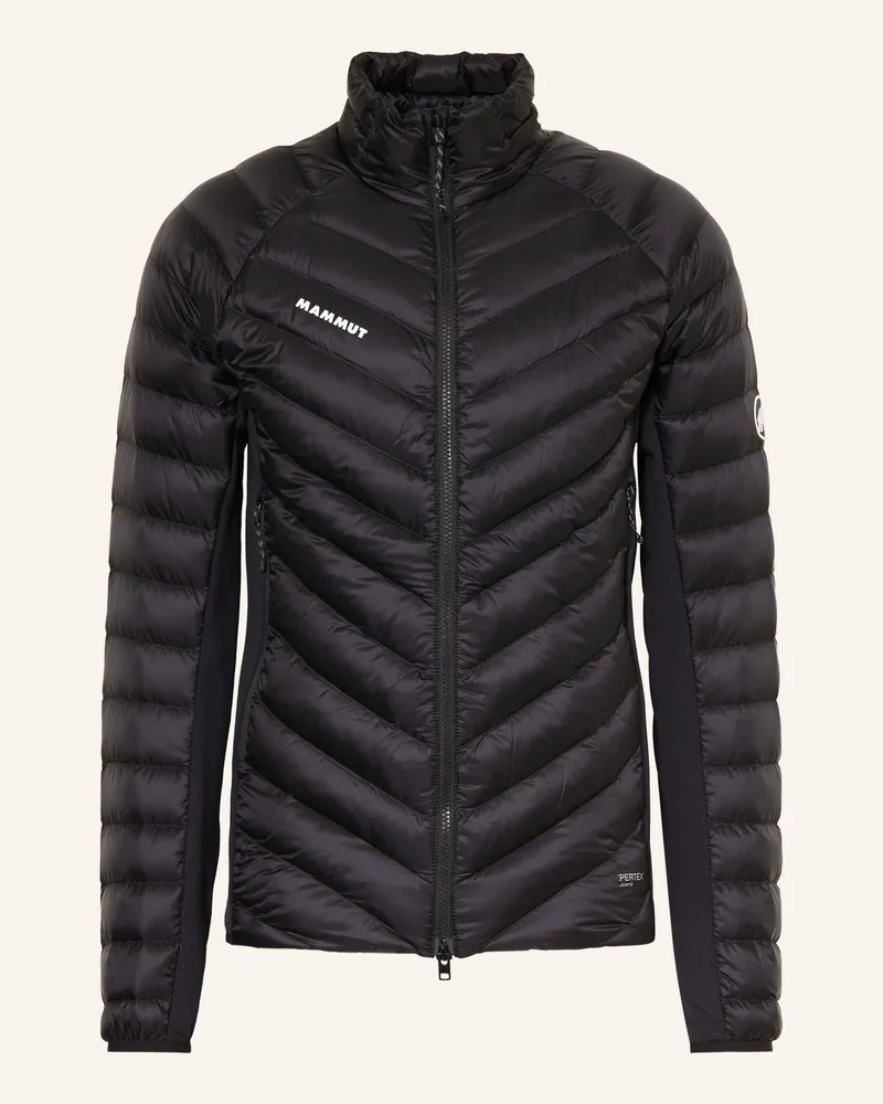 Mammut Hybrid-Daunenjacke Broad Peek In schwarz Schwarz