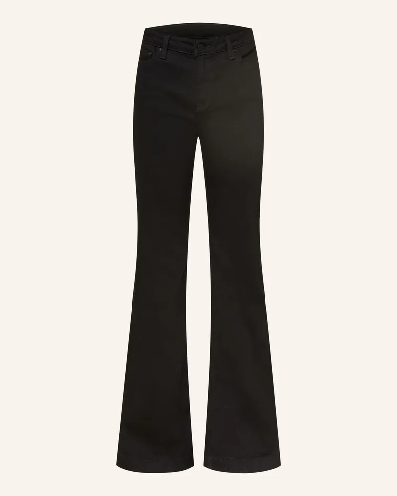 Adriano Goldschmied Flared Jeans Tropea schwarz Sabl