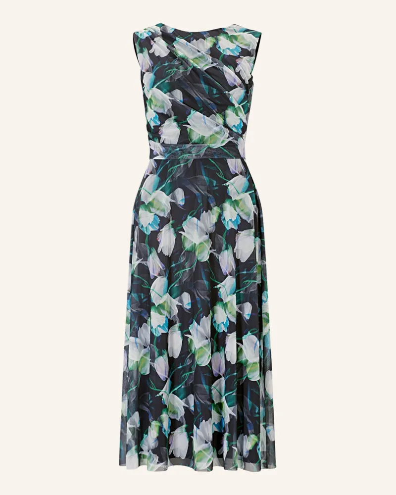 Swing Cocktailkleid blau Schwarz