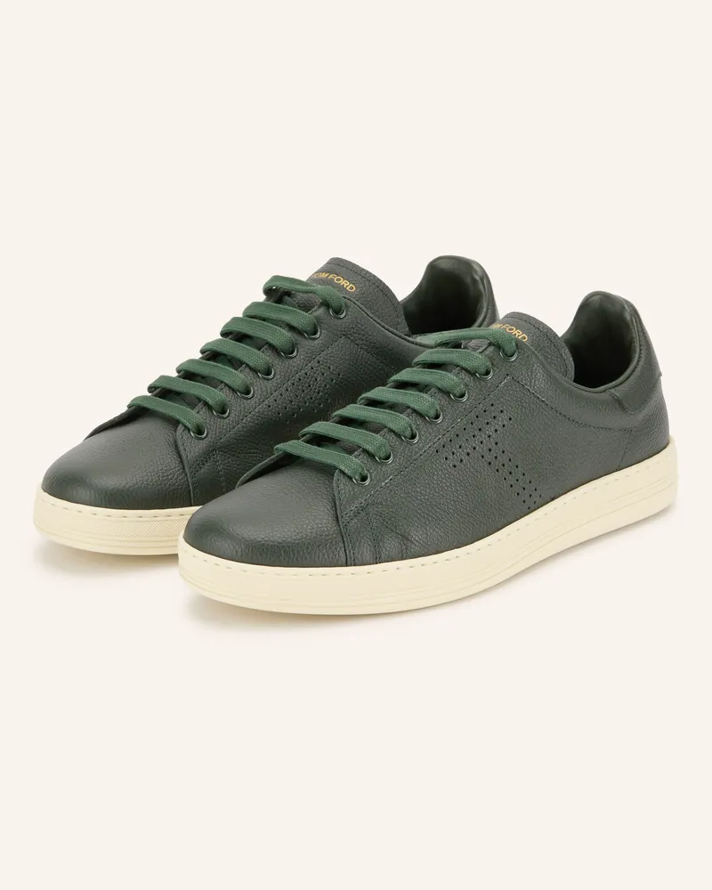Tom Ford Sneaker gruen Dunkelgrün