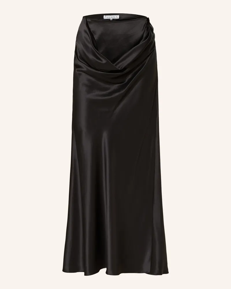 J.W.Anderson Seidenrock schwarz Schwarz