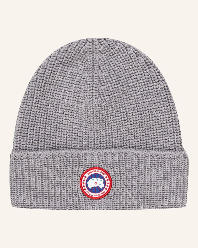 Canada Goose Mütze grau Hellgrau