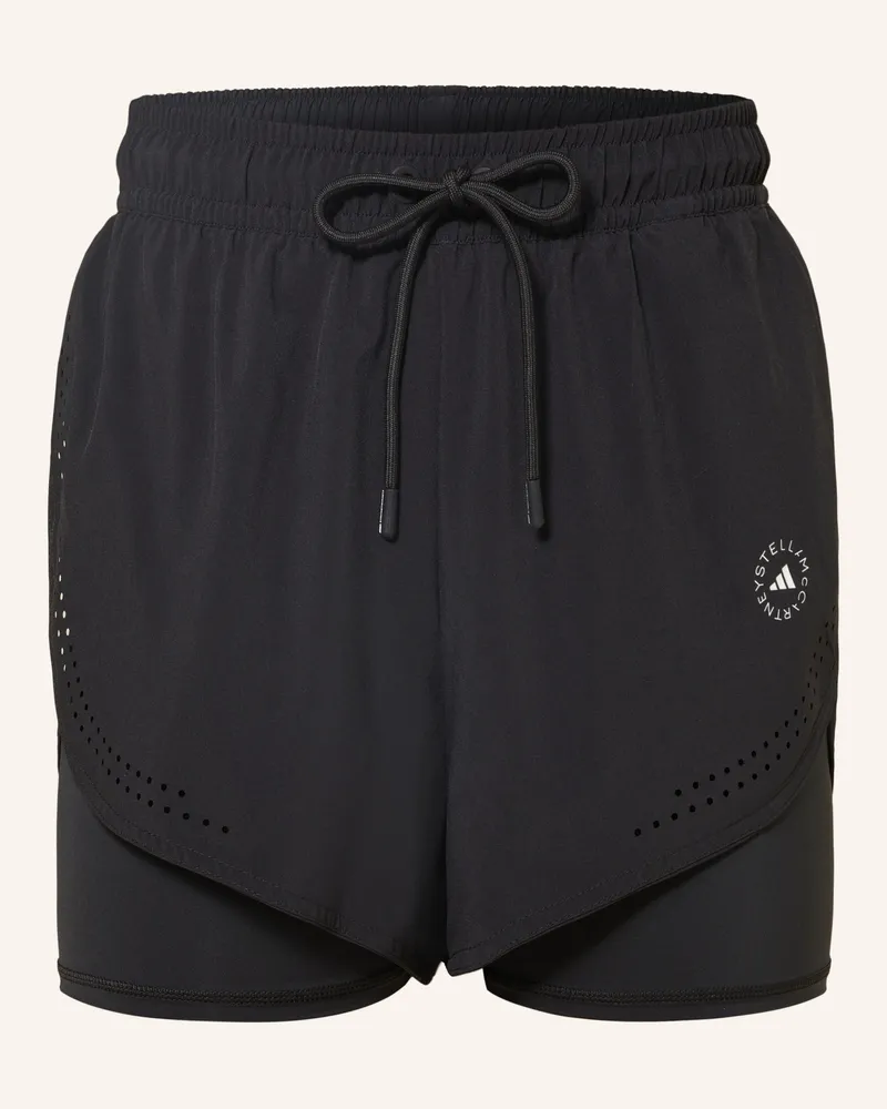 adidas 2-in-1-Trainingsshorts ADIDAS BY STELLAMCCARTNEY TRUEPURPOSE TRAINING Schwarz
