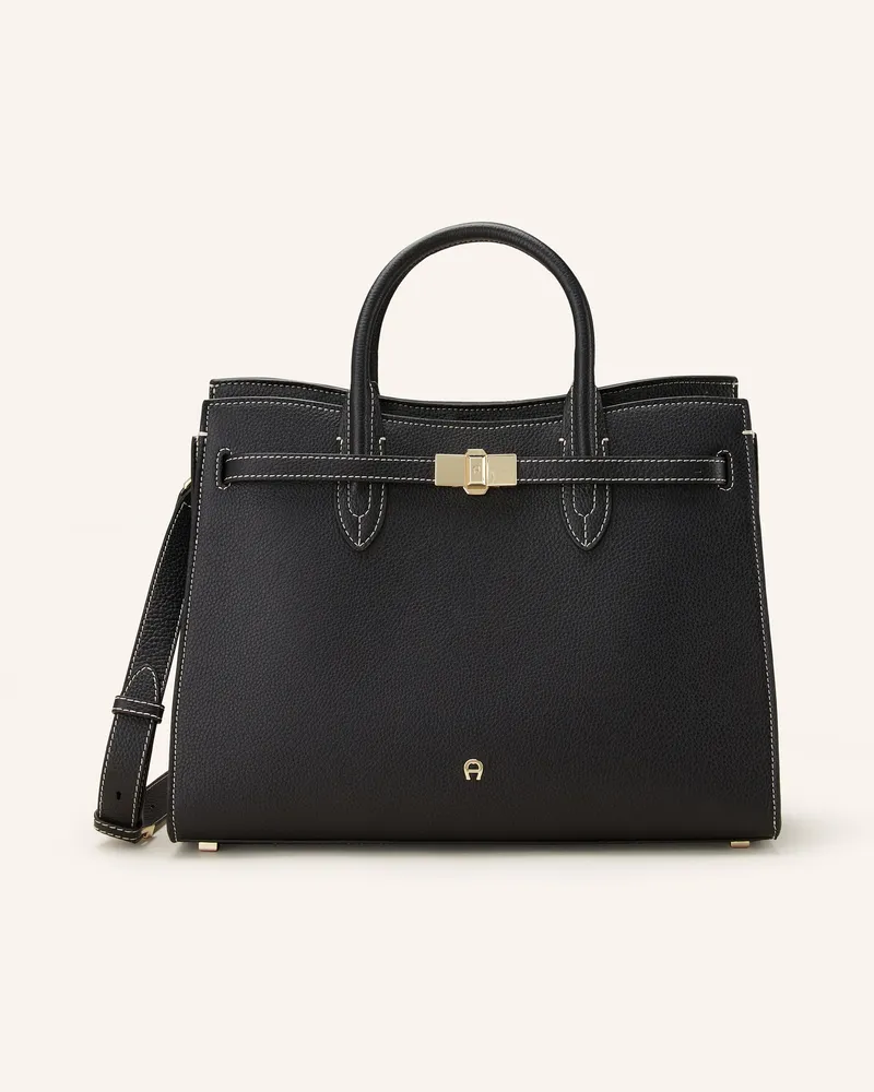Aigner Handtasche Farah Large schwarz Schwarz