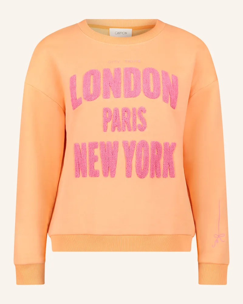 Cartoon Sweatshirt orange Orange