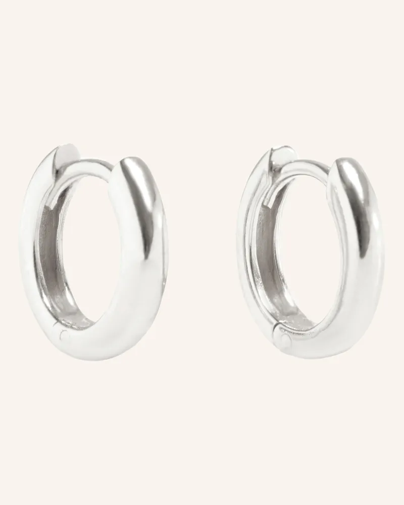 POMPIDOU Creolen LILLIAN MICRO by GLAMBOU Silber