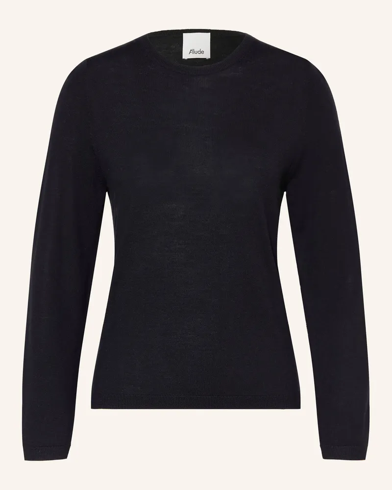 ALLUDE Pullover Dunkelblau