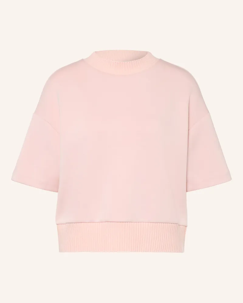 OPUS T-Shirt Galita Im Materialmix rosa Hellrosa