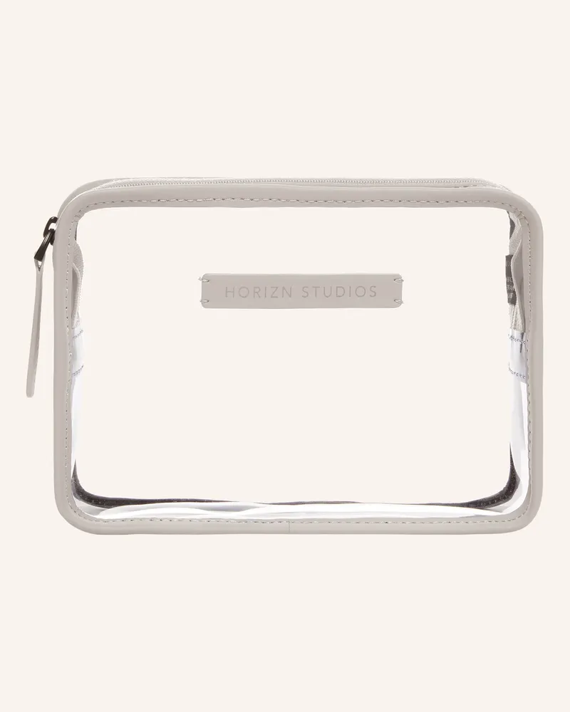 HORIZN STUDIOS Kulturtasche beige Hellgrau