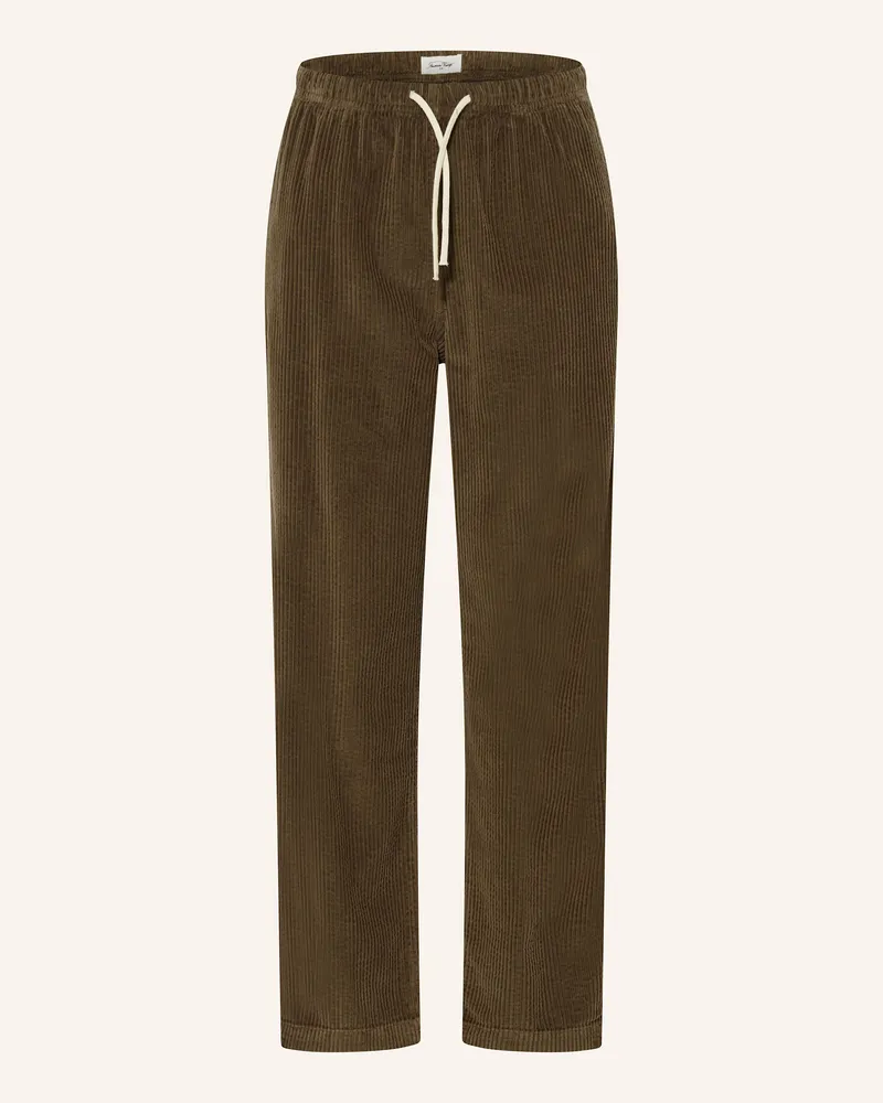 American Vintage Cordhose Dunkelbraun