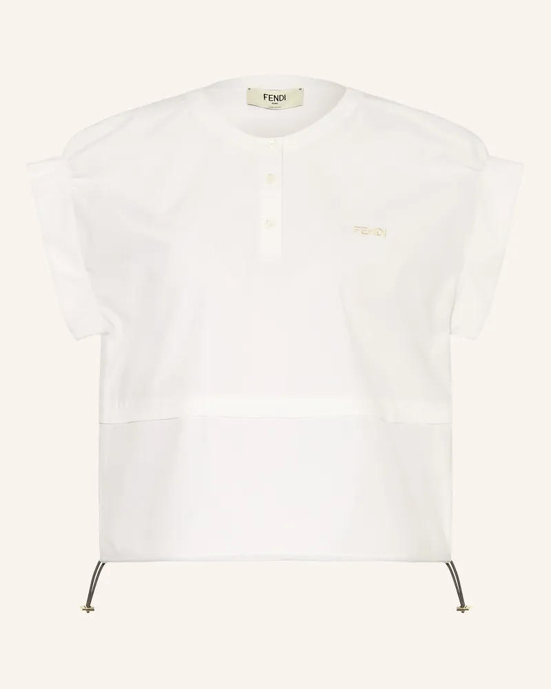 Fendi Blusenshirt weiss Weiss